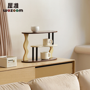 WOZOOM屋准客厅玄关客厅摆件桌面置物架高级感小众房间布置饰品