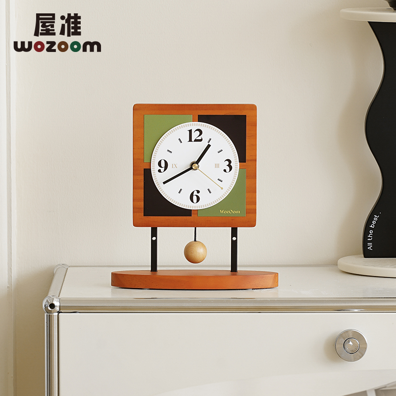 屋准创意艺术时钟摆件
