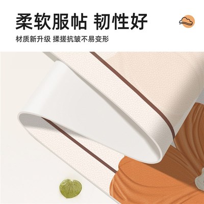 花朵椭圆形桌布防水防油免洗防烫2025年新款轻奢高级感折叠餐桌垫