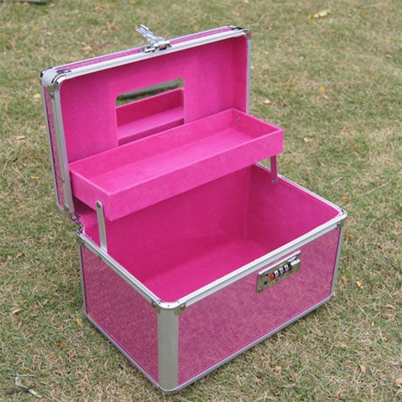 密码锁专业铝合金m化妆箱手提技师采耳工具箱纹绣美睫收纳工具箱,收纳整理,化妆包,淘宝优惠券,粉丝福利购,淘宝优惠卷