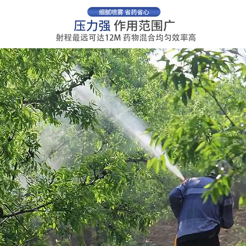 汽油打药机高压农用喷雾器免黄z油三缸柱塞泵园林机器打农药喷洒