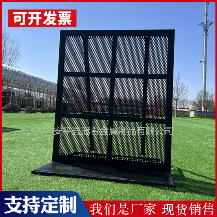 防爆铁马移动护栏演唱会音乐节围栏大型活动展会安检安全铁马围挡