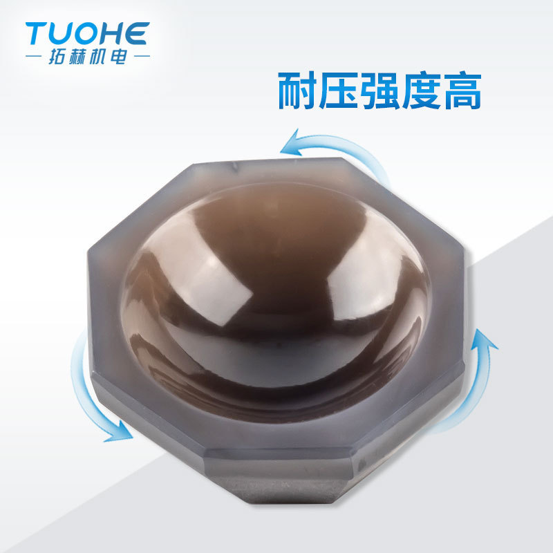实验室天然玛瑙研钵含研磨棒
