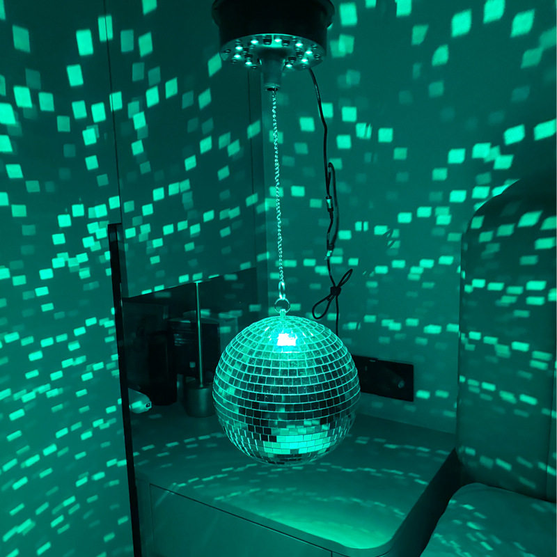 镜面银色discoball装饰吊球