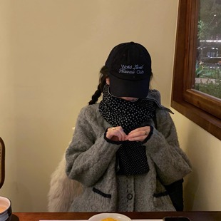 毛衣秋冬 灰色麻花宽松软糯开衫 uungchuuu 25FW