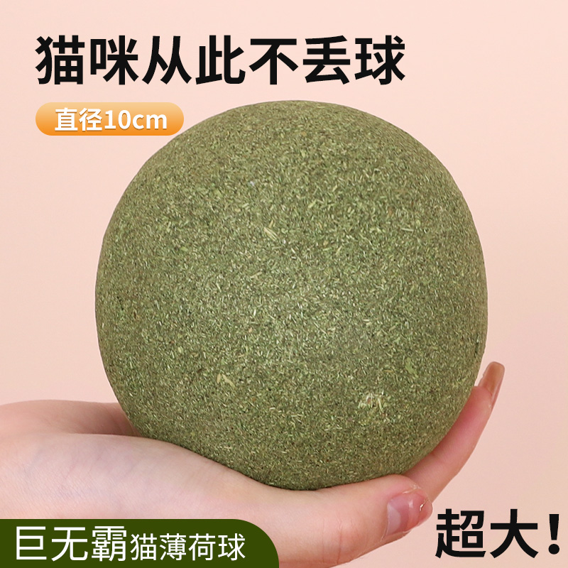 现货速发猫玩具超大猫薄荷球猫咪自嗨解闷神器小猫逗猫棒用品磨牙