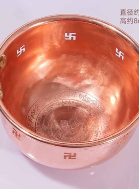 快速发货精品藏式纯铜烟供炉五明金萨设计息增P怀诛四烟供盘煨桑