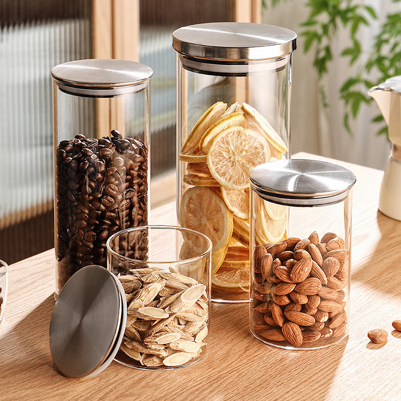 快速发货玻璃密封罐家用s食品级茶叶储存罐糖果五谷杂粮干货厨房