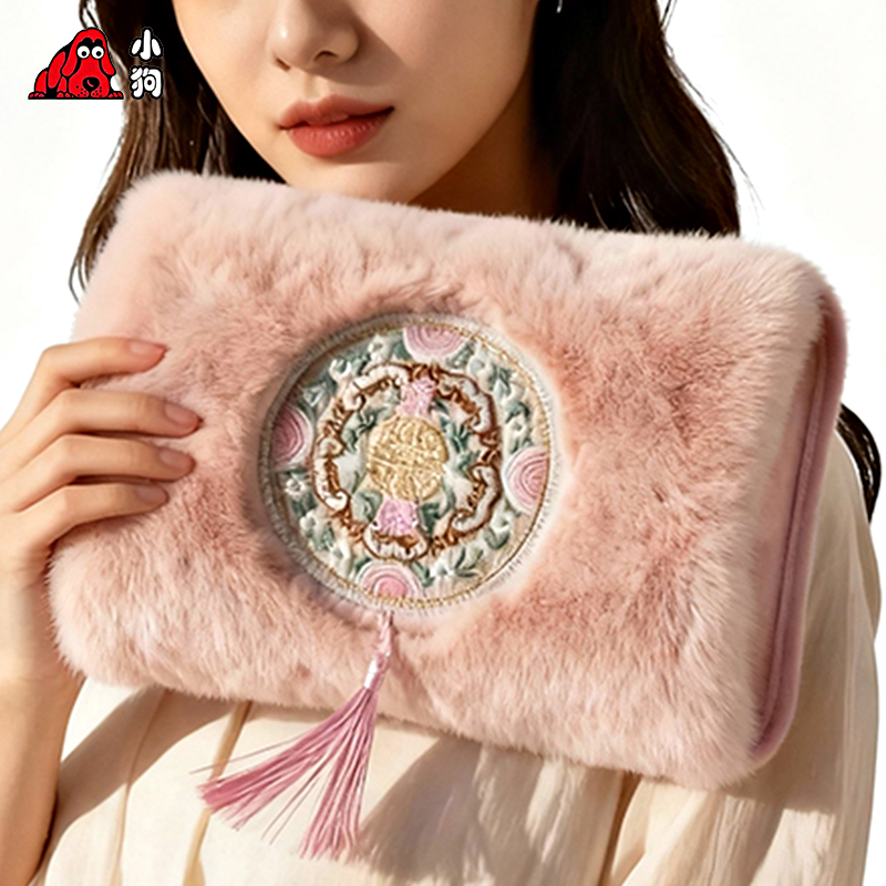 小狗热水袋充电防爆暖手宝暖宝宝电暖水袋电热宝被窝专用2025新款