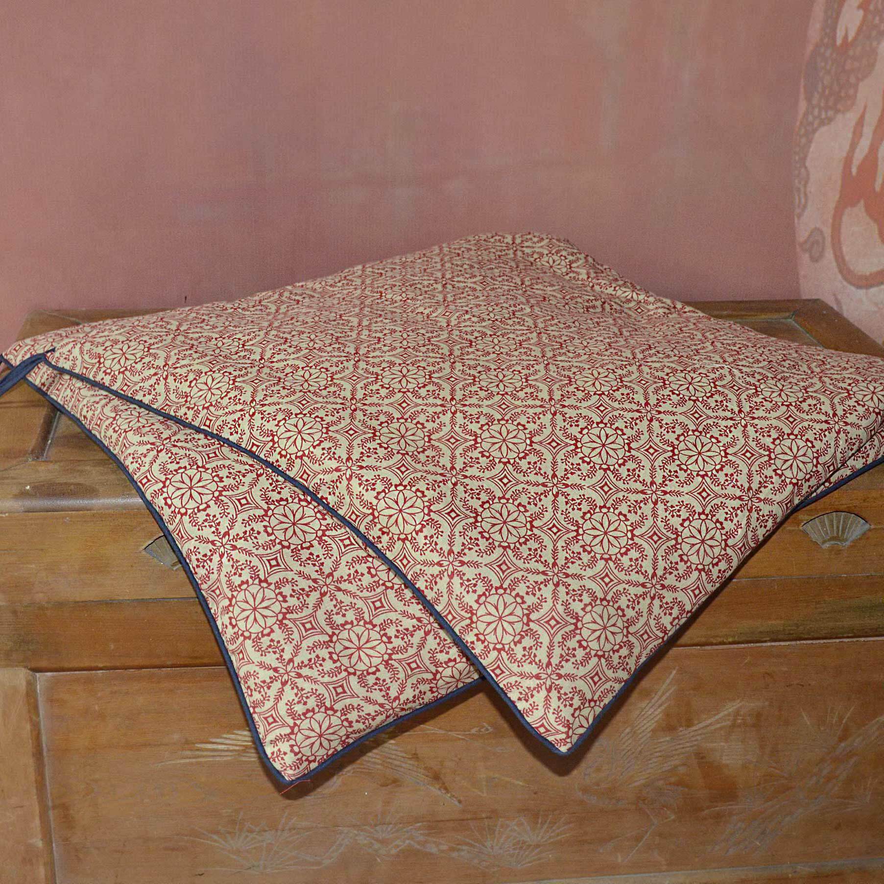 田园棉麻小碎花坐垫榻榻米垫沙发垫椅垫含芯抱枕套靠垫蒲团打坐垫