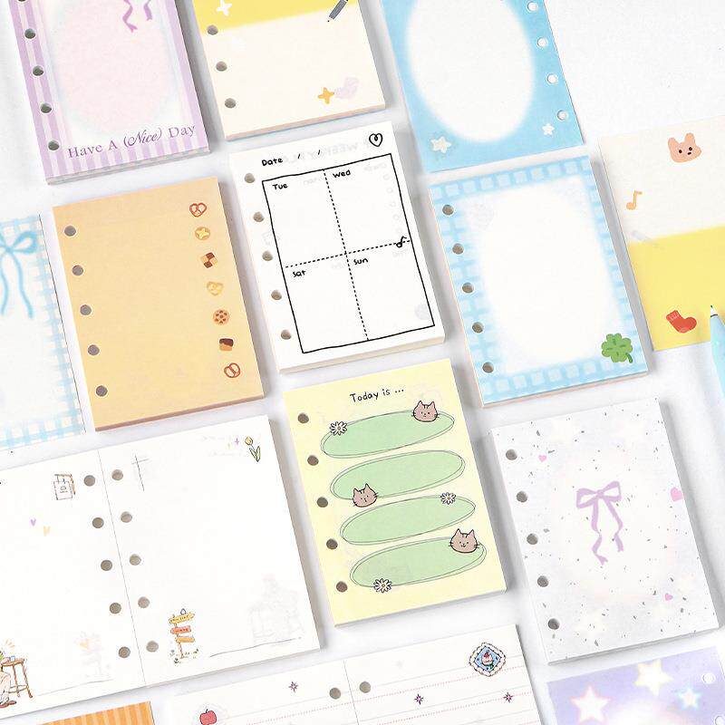 NOTEFORM5活页内芯插袋套装日月周计划笔记本学生日记本替换芯