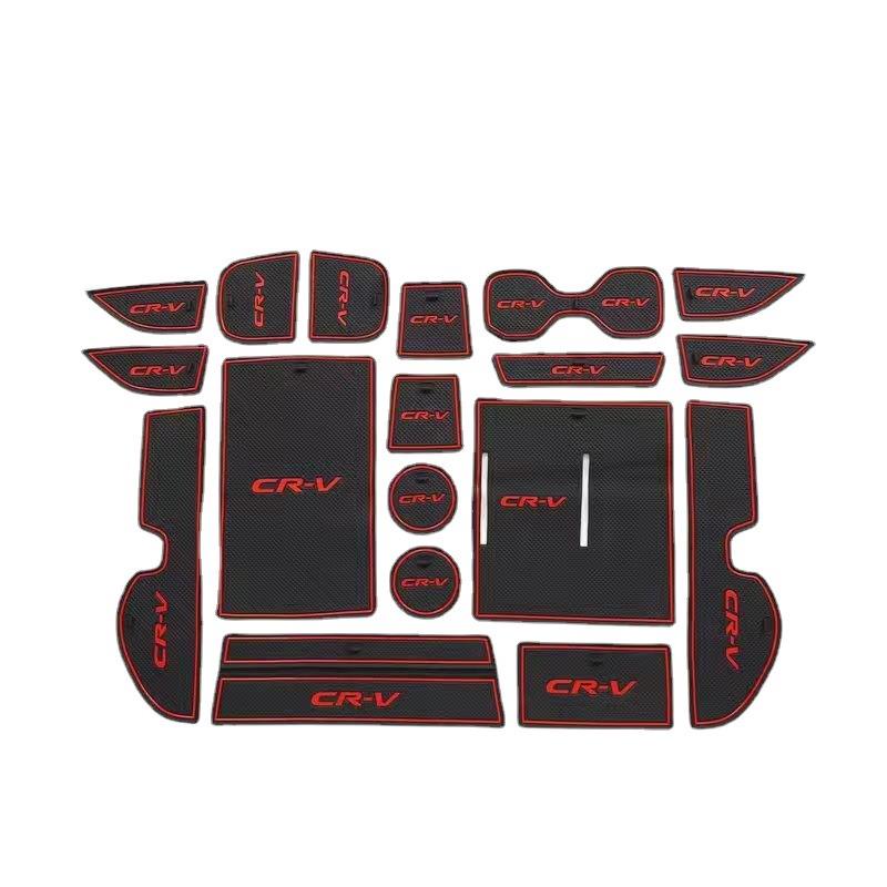 适用全新17-23款CRV门槽垫水杯垫适用于23款CRV内饰改装垫储物垫