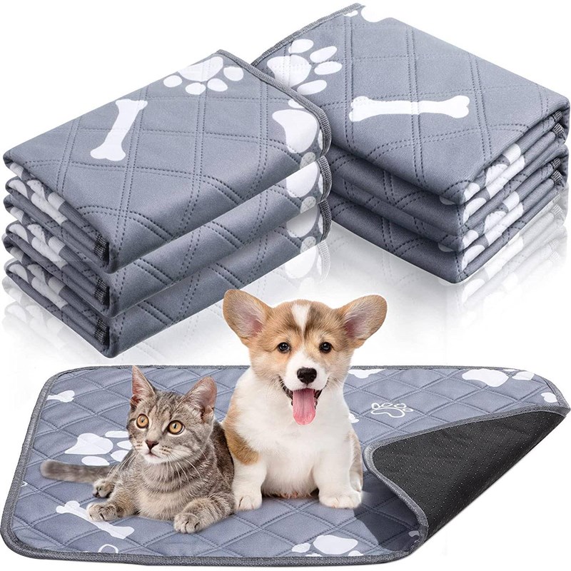 Cat Docg Mat Reusable Dog Pee Pad 4 Layer Super Absorbent Pe