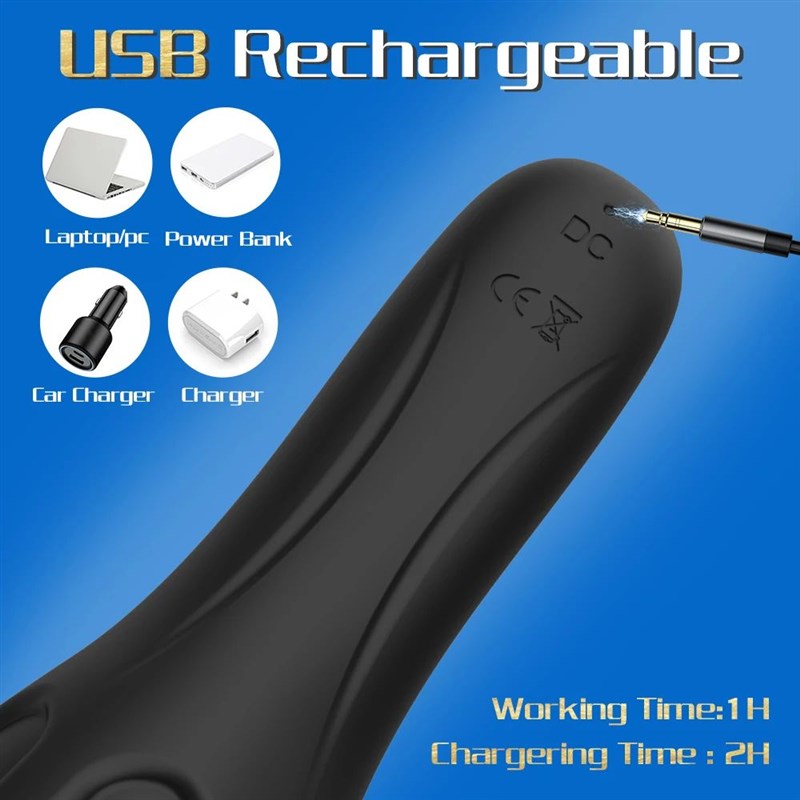 Glan Vcibrator Exerciser Massage Penis Stimulator Delay