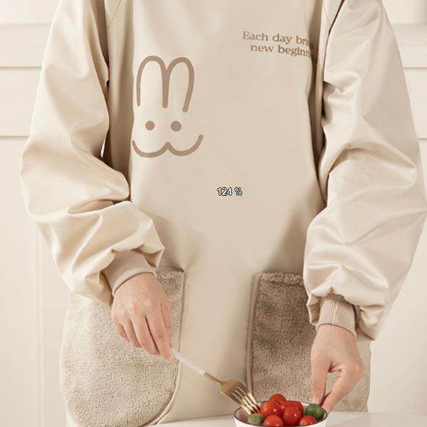 围裙厨房家用防水防油做饭专用2024新款污渍罩衣高级感年轻款女