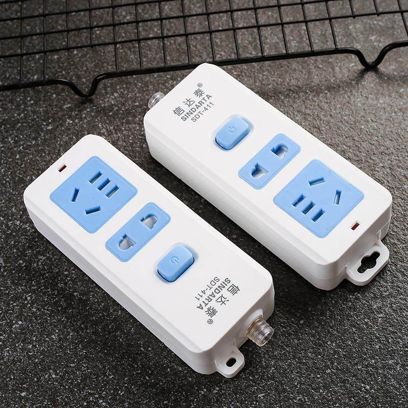 无线插排工厂直销一体铜条结构无焊接大功率7孔带开关排插