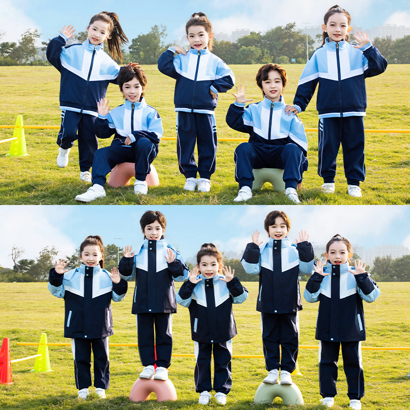 班服小学生冬季冲锋衣幼儿园园服