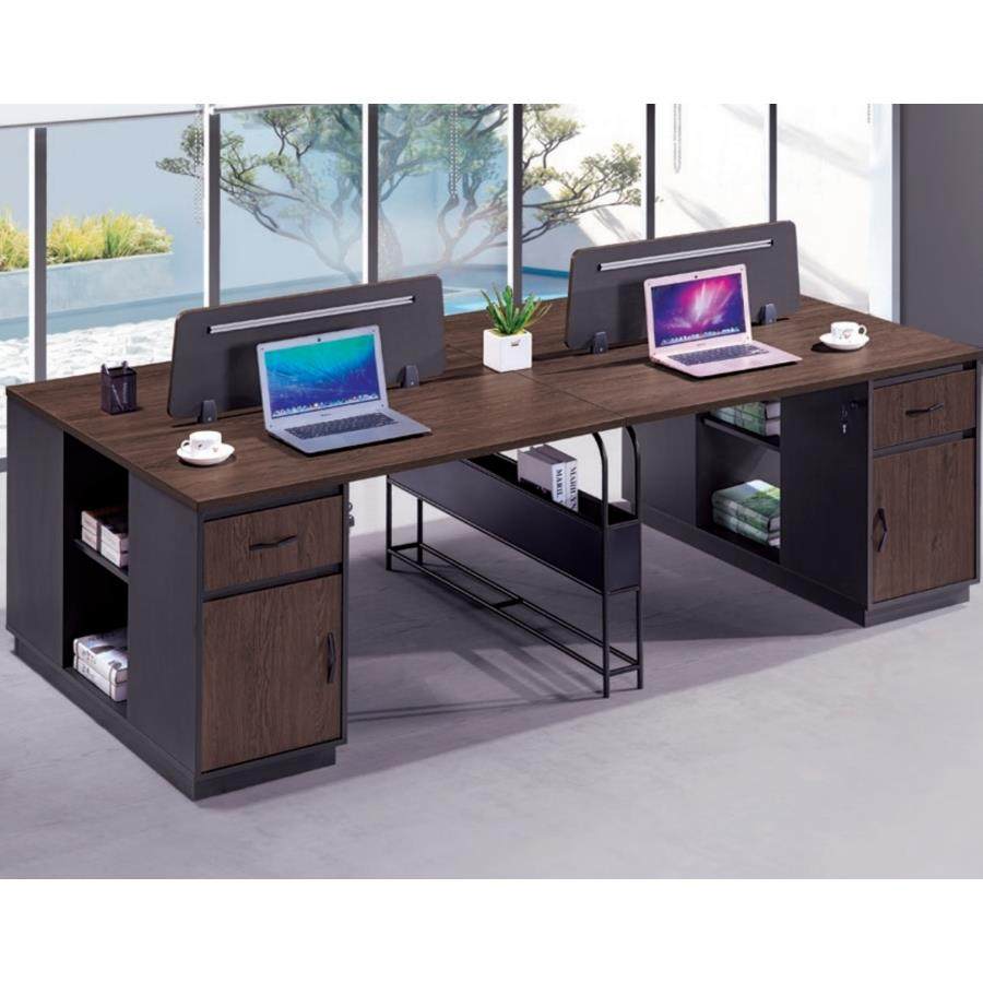 佛山固锭工位办公桌四人位员工卡座办公室桌椅组合电脑屏风卡位4