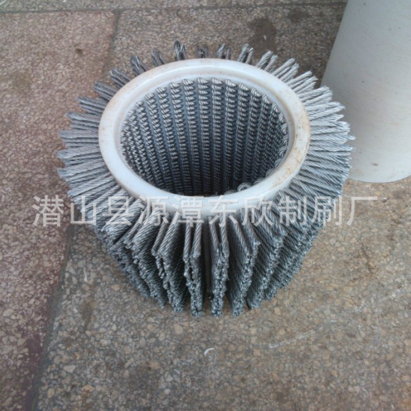 狐狸貉子皮刮油机刷水貂刮油机刷304316钢丝毛刷高效耐用防锈