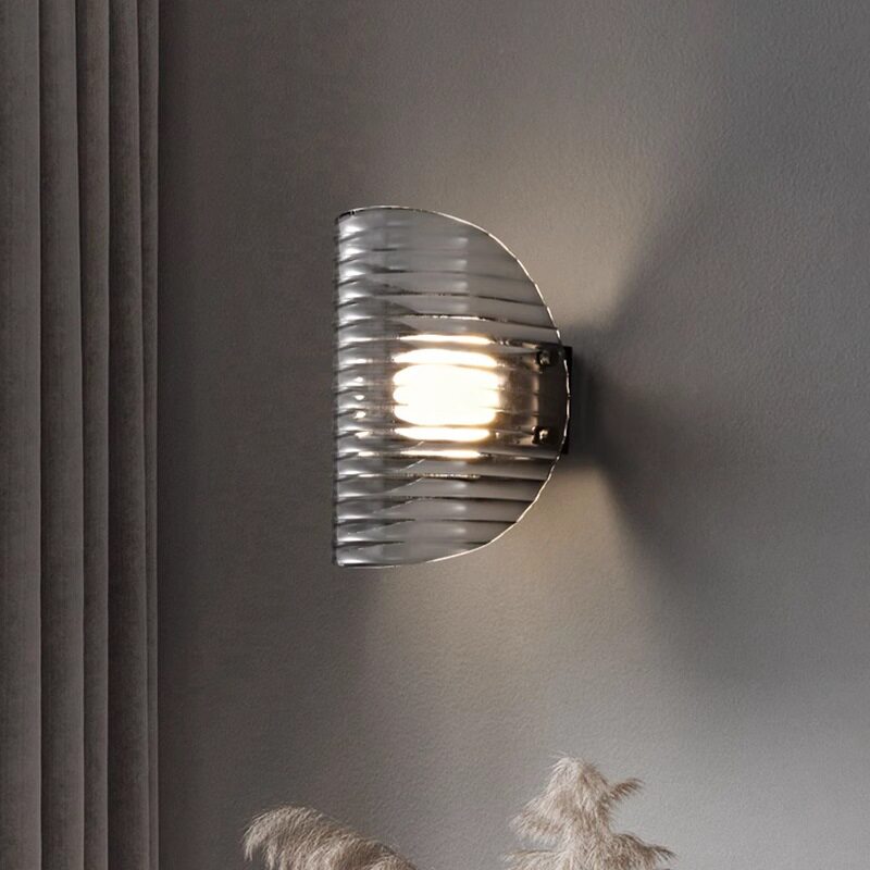 意式极简玻璃长条壁灯餐厅吧台