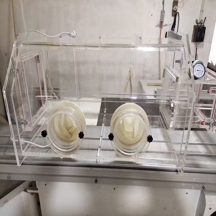 透明惰性气体密封箱有机玻璃透明手套箱亚克力干燥箱