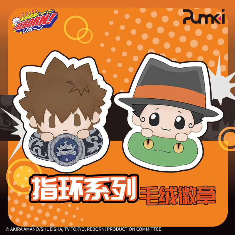 艺华境 家庭教师HITMAN REBORN! 指环系列毛绒徽章盲盒