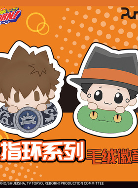 艺华境 家庭教师HITMAN REBORN! 指环系列毛绒徽章盲盒