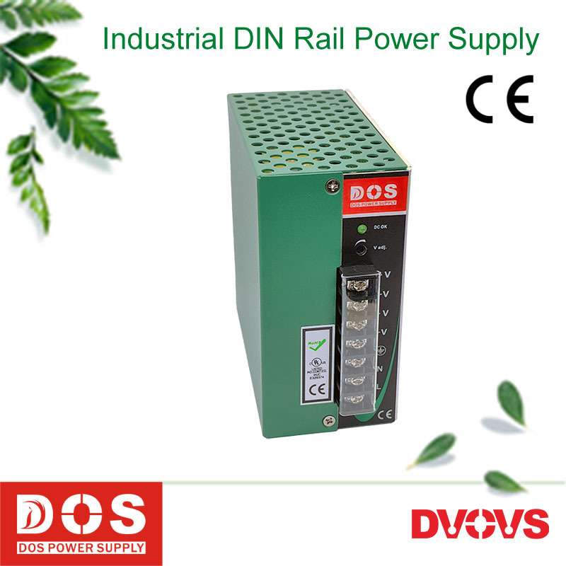 工业导轨式开关电源AD1100-24F 24V4.2A铁盒散热100W功率供电器