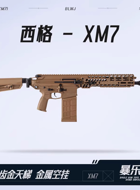 西格XM7金齿电动连发下场wargame发射器仿真玩具SIG模型成人玩具