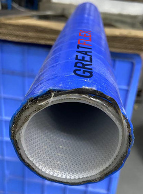 GREATFLEX蓝色食品级钢丝编织强化硅胶管 硅胶编织钢丝软管FP33