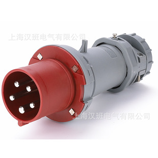 工业插头63A5孔电源3p e插头户外检修插头6501连接器