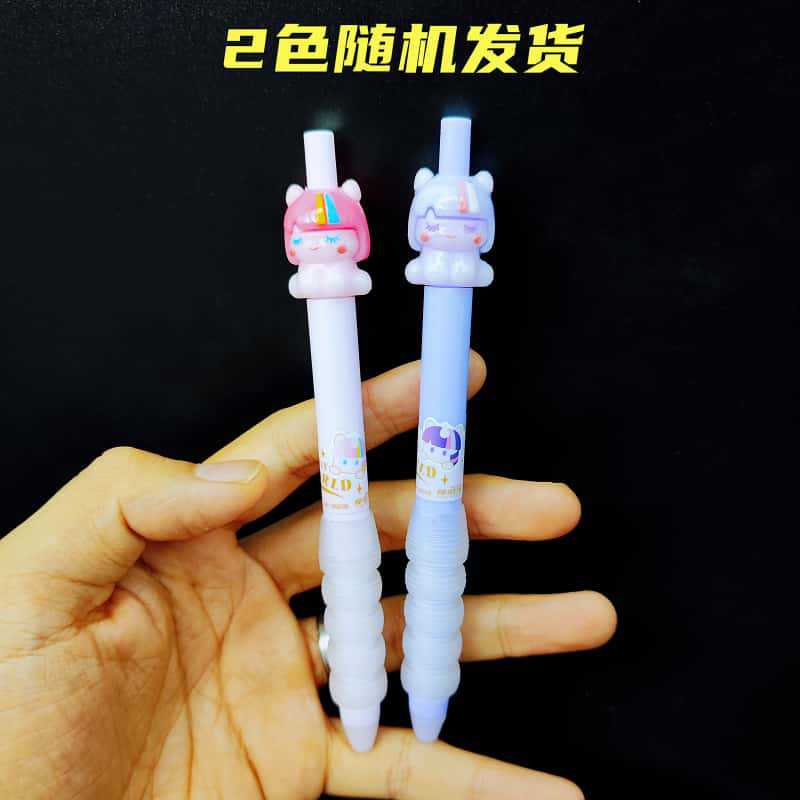 奥德美36支盒装按动可擦中性笔摩磨乐学生可擦笔0.5mm按压式可擦