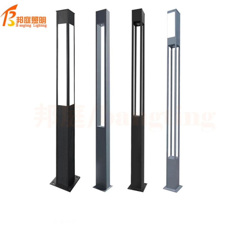 户外太阳能庭院灯批发方形花园路灯太阳能灯小区园林led3米景观灯