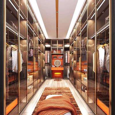 豪奢系列轻奢网红组合衣柜转角衣柜简约现代家用卧室小户型衣帽间