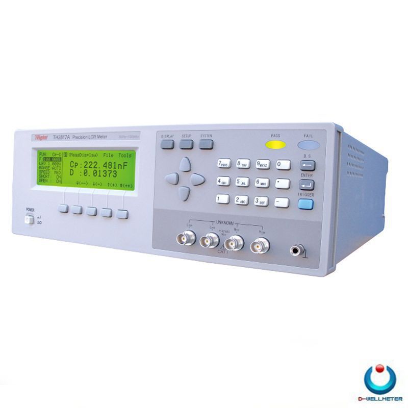 常州同惠 TH2817A LCR数字电桥100KHz 基本精度0.05% 16个测频点