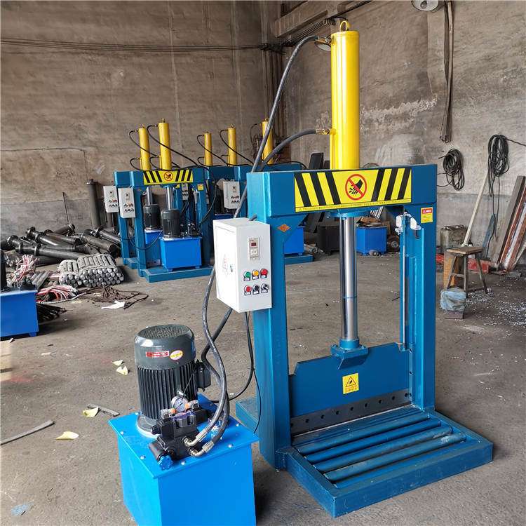 尼龙塑胶料立式切胶机 再生胶卷单缸龙门剪 液压铡刀