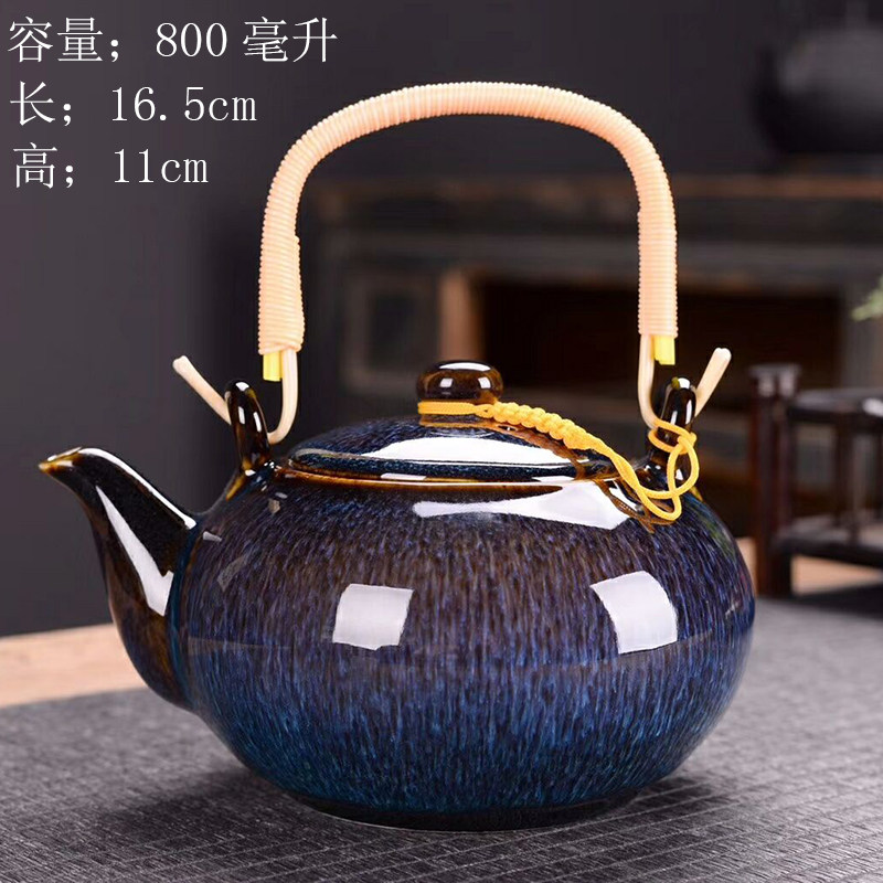 陶瓷茶壶单d壶家用复古窑变大号酒店茶楼大容量耐高温老式冷凉水,餐饮具,茶壶,淘宝优惠券,粉丝福利购,淘宝优惠卷