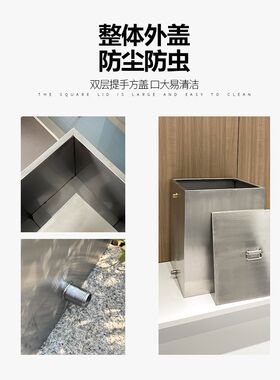 1不锈钢304立式水箱订制家x用卫生间厨房水池水槽储水桶壁挂式水