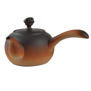 家用煮茶壶陶壶烧水功夫r泡茶电热电陶炉炭炉酒精加热壶侧把提梁