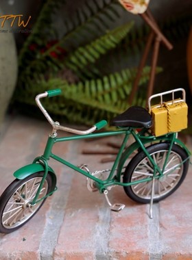 复古怀旧手工老掉牙m自行车模型装饰摆件毕业季同学送礼物艺术装