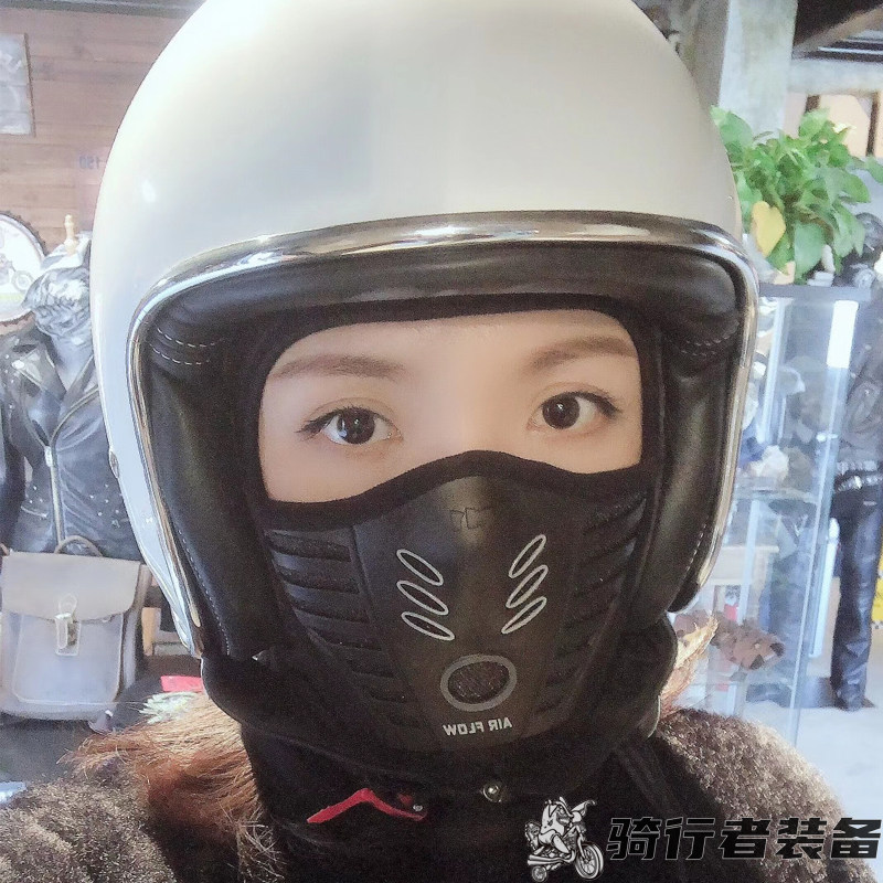 哈雷摩托机车全j脸骑行面罩围脖头套头巾个性保暖半脸面具防风防