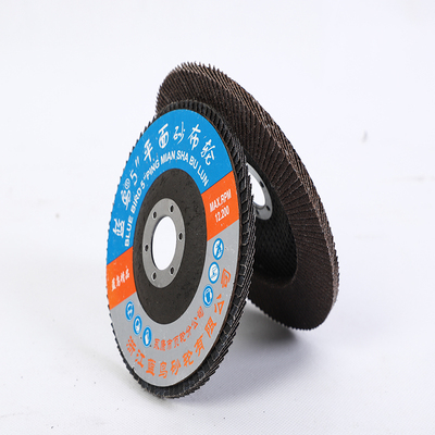 包邮蓝鸟100125砂布轮加厚百页轮F抛光片打磨片百叶片木工纱布轮