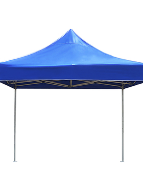 2019户外雨棚遮阳棚广告帐篷折A叠伸缩四脚伞摆摊停车棚四角大伞