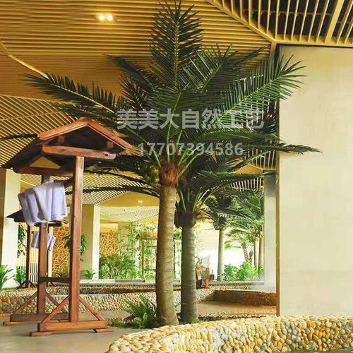 仿真椰子树假椰树室内外热带景观绿植G假树造景装饰植物棕榈树大