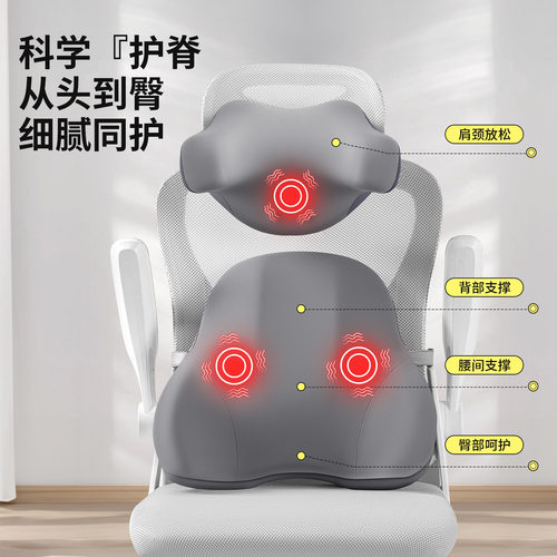办公沙发适用记忆枕头慢回弹舒适颈椎护颈枕人体工学侧睡记忆棉枕