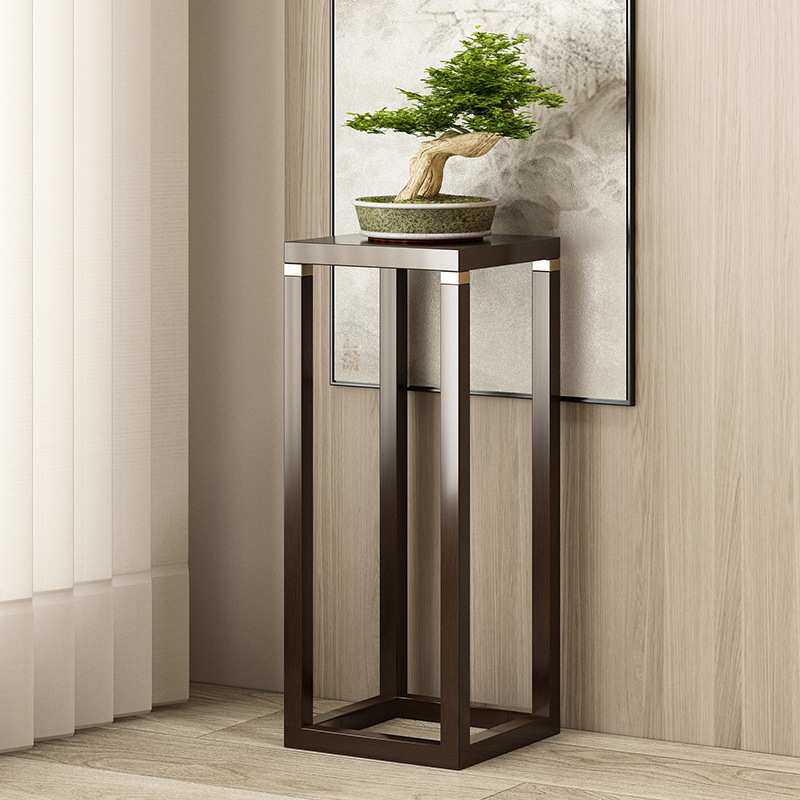 新中式花架绿植花盆架多肉盆栽架摆件展示架客厅简约置物架收纳架