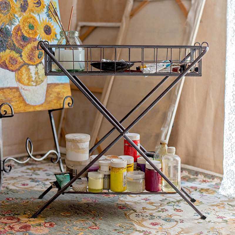 temu跨境铁艺花架置物架阳台多肉花盆架落地式户外庭院植物摆放架