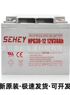 西力蓄电池NPG38-12NPG40-1212v38a4a不间断UPS电源用稳定免维护