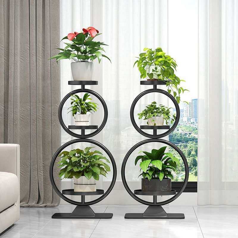 2024新款网红花架子客厅阳台办公室植物花盆摆放多层落地花架子,金属材料及制品,其他金属制品,淘宝优惠券,粉丝福利购,淘宝优惠卷