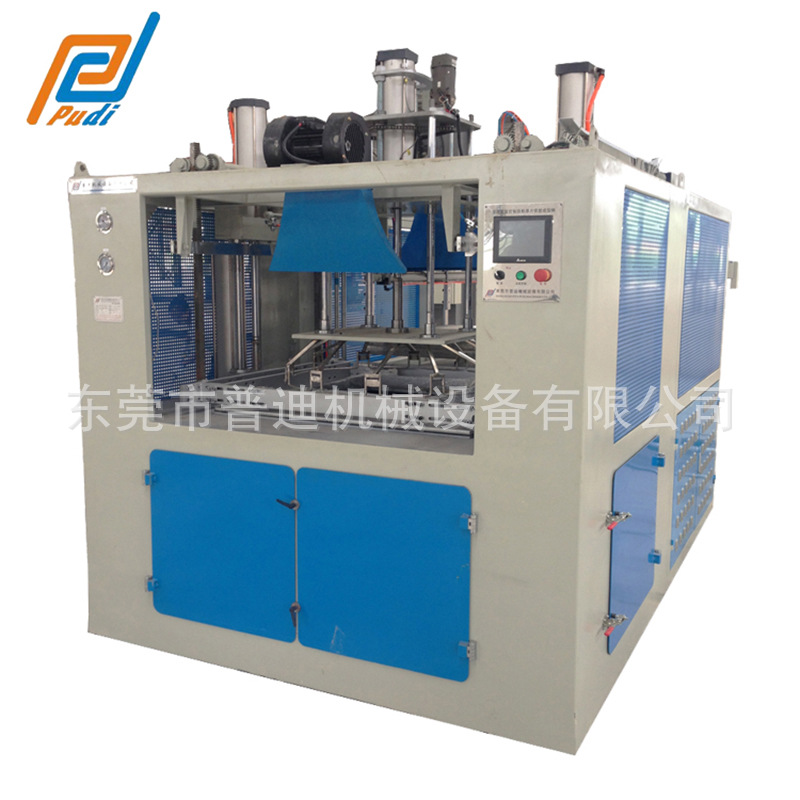厂家供应汽车行李箱塑料厚片吸塑成型机 大型周转盘吸塑成型设备